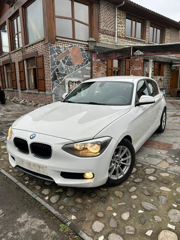 Bmw 1-serie, Auto's, BMW, Particulier, 1 Reeks, Bluetooth, Diesel, Euro 5, Berline, 5 deurs, Handgeschakeld, Zwart, Ophalen