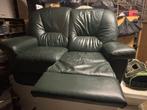 Divan en cuire couleur vert  superbe etat, Maison & Meubles, 75 à 100 cm, Moins de 150 cm, Comme neuf, Enlèvement