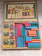 Rare vieille boîte à blocs en bois rétro/vintage, Enfants & Bébés, Jouets | Jouets en bois, Enlèvement ou Envoi