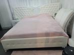 Bed, Huis en Inrichting, Slaapkamer | Bedden, Ophalen, Overige materialen, Wit, Tweepersoons
