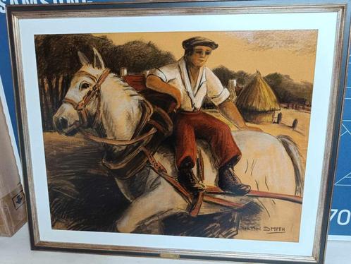 Schilderijen en litho van Jos Fred Smith, Antiek en Kunst, Kunst | Schilderijen | Klassiek, Ophalen