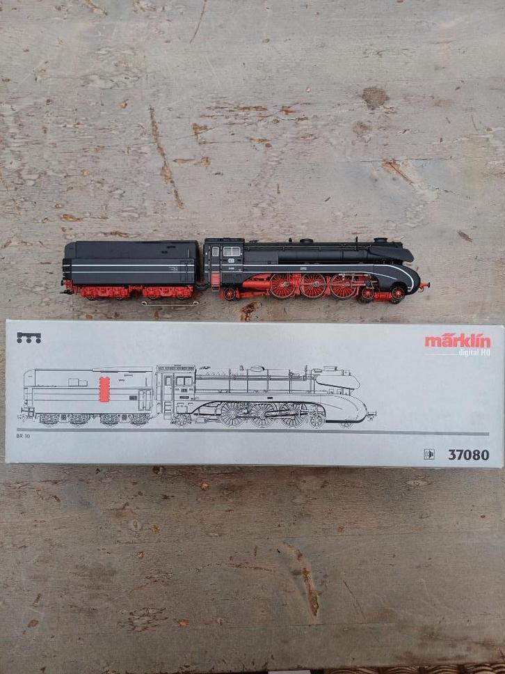 Marklin 37080 stoomloc AC digitaal met geluid, Hobby en Vrije tijd, Modeltreinen | H0, Zo goed als nieuw, Locomotief, Wisselstroom