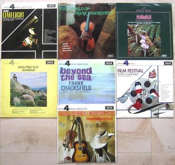 Lot van 7 FRANK CHACKSFIELD AND HIS ORCHESTRA vinyl albums