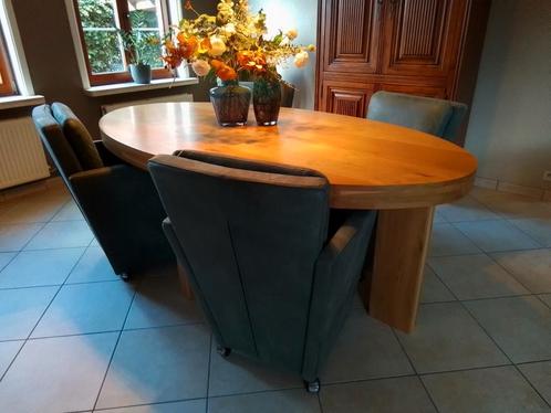 Prachtige tafel en stoelen voor zithoek, Huis en Inrichting, Complete eetkamers, Zo goed als nieuw, Ophalen