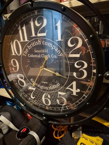 Horloge 55cm fer forger style industriel impeccable beschikbaar voor biedingen