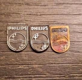 Philips logo's emblemen oud beschikbaar voor biedingen