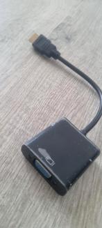 Hdmi vga contacteer, Computers en Software, Pc- en Netwerkkabels, Ophalen of Verzenden, Zo goed als nieuw
