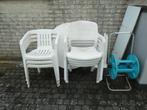 gratis af te halen tuinstoelen, Tuin en Terras, Ophalen, Gebruikt, Kunststof, Stapelbaar