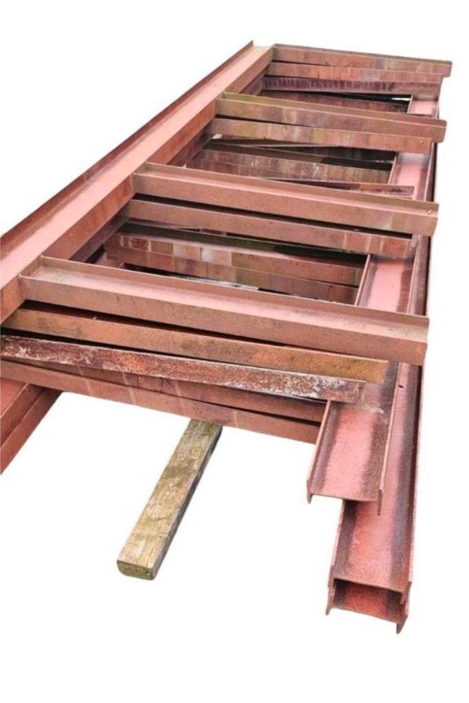 Draagarmstelling 17 Stuks kolom 410cm hoog - arm 120cm lang, Zakelijke goederen, Kantoor en Winkelinrichting | Magazijn, Stelling en Opslag