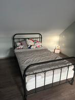 Twijfelaar New York zwart metaal 120x200, Huis en Inrichting, Ophalen, Zwart, Zo goed als nieuw, Twijfelaar