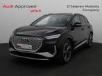 Audi Q4 e-tron Q4 e-Tron 82 kWh 45 S line, Auto's, Audi, Automaat, Overige modellen, Zwart, Elektrisch