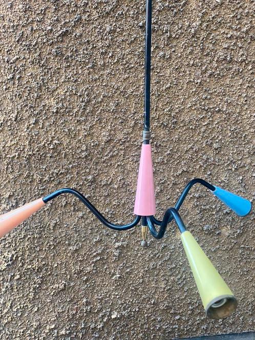 Vintage spider lamp pastel, Huis en Inrichting, Lampen | Hanglampen, Ophalen