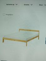 Bedframe 140 breed met lattenbodem Ikea, Huis en Inrichting, Ophalen, Zo goed als nieuw