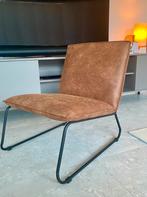 Moderne loungestoel / 1-zits fauteuil, Huis en Inrichting, Stoelen, Ophalen, Overige materialen, Gebruikt, Bruin