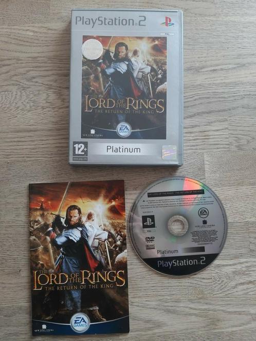 Ps 2 the lord of the rings/  The return of the king, Games en Spelcomputers, Games | Sony PlayStation 2, Zo goed als nieuw, Ophalen of Verzenden