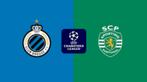 Club Brugge - Sporting CP, Tickets en Kaartjes, Sport | Voetbal, Losse kaart, Drie personen of meer, December