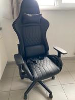 Gaming bureau stoel, Huis en Inrichting, Ophalen, Zo goed als nieuw, Zwart, Bureaustoel