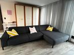 Hoeksalon grijs 2jaar oud, Huis en Inrichting, Ophalen, Zo goed als nieuw, Stof
