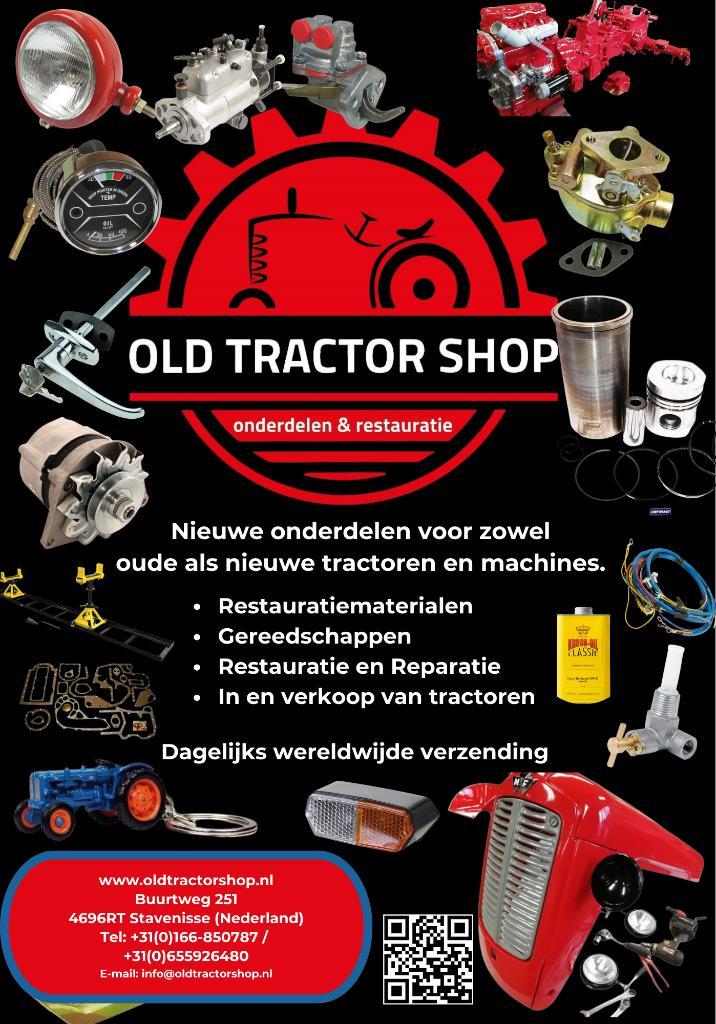 Onderdelen/Restauratie en reparatie van oldtimertractoren, Zakelijke goederen, Landbouw | Tractoren, Oldtimer, Ophalen of Verzenden