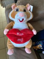 Nieuwe Albert Heijn ( AH ) hamster Kus Mij Valentijn - 40 cm, Kinderen en Baby's, Speelgoed | Knuffels en Pluche, Ophalen of Verzenden