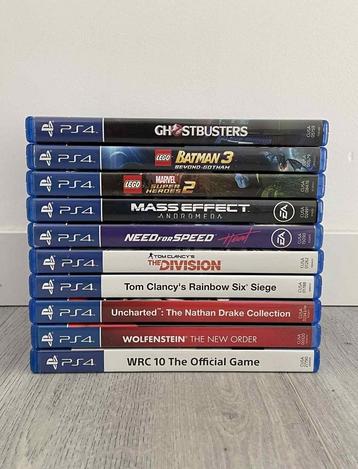 PS4 Games (Ghostbusters, NFS, Uncharted,..) beschikbaar voor biedingen