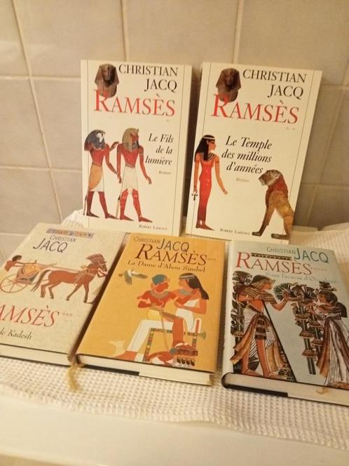 5 volumes "Ramses', Christian Jacq, Livres, Romans historiques, Enlèvement