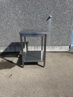 Inox tafel, Zakelijke goederen, Ophalen of Verzenden, Gebruikt, Inox Meubilair