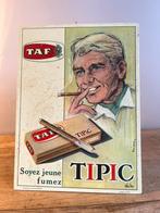 Affiche vintage TAF Tipic : Publicité années 60 par Prion, Ophalen, Gebruikt, Reclamebord