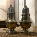 Salières et poivrières en métal argenté, Enlèvement ou Envoi