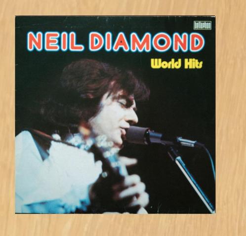 LP  Neil Diamond ‎– World Hits, Cd's en Dvd's, Vinyl | Rock, Gebruikt, Poprock, 12 inch, Ophalen of Verzenden