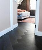 Black oak pvc visgraat vloer, Synthétique, 10 m²² ou plus, Enlèvement, Planchers ou planches