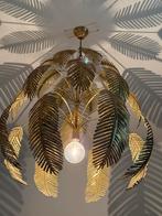Gouden palmboomophanging en palmboomhouders, Huis en Inrichting, Lampen | Kroonluchters, Ophalen, Gebruikt
