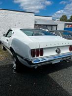 Ford mustang 1969 GT, Auto's, Automaat, Zwart, Wit, Leder