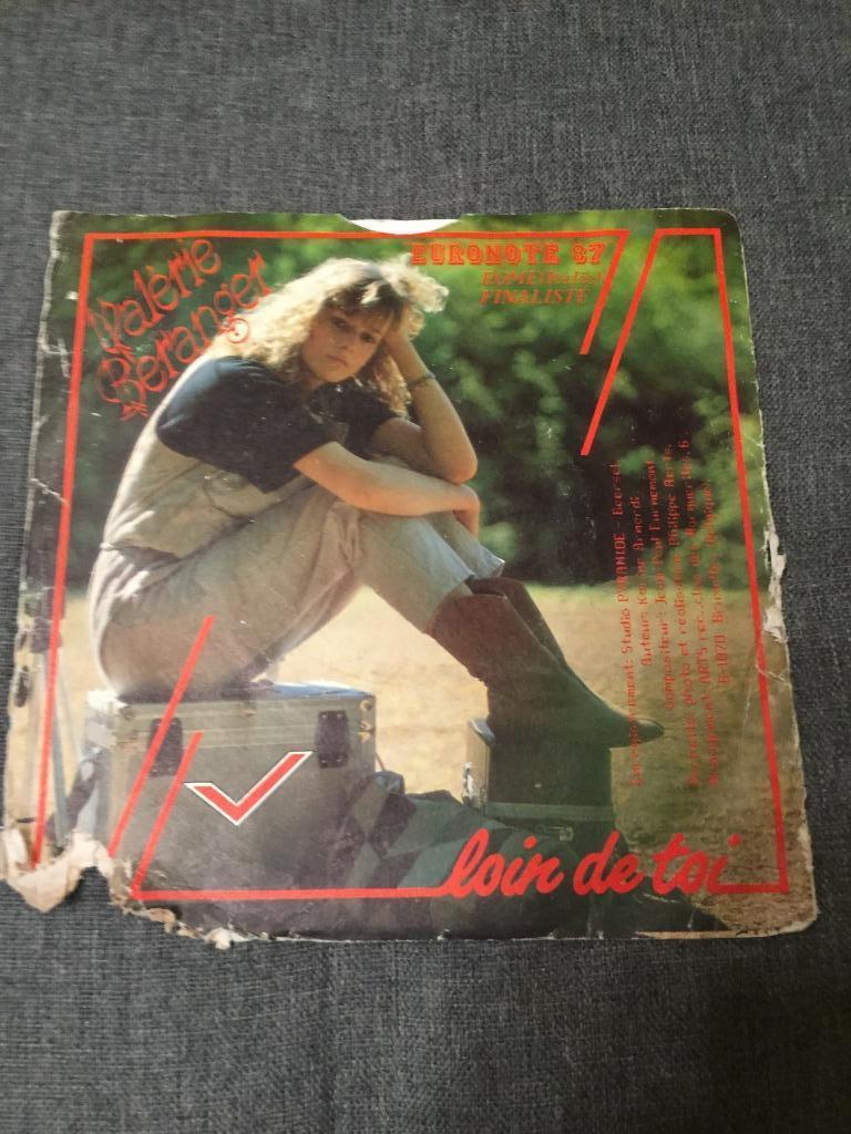 Singel Valerie Beranger Loin de toi eurosong 1987, Ophalen of Verzenden, Gebruikt, Pop, Single