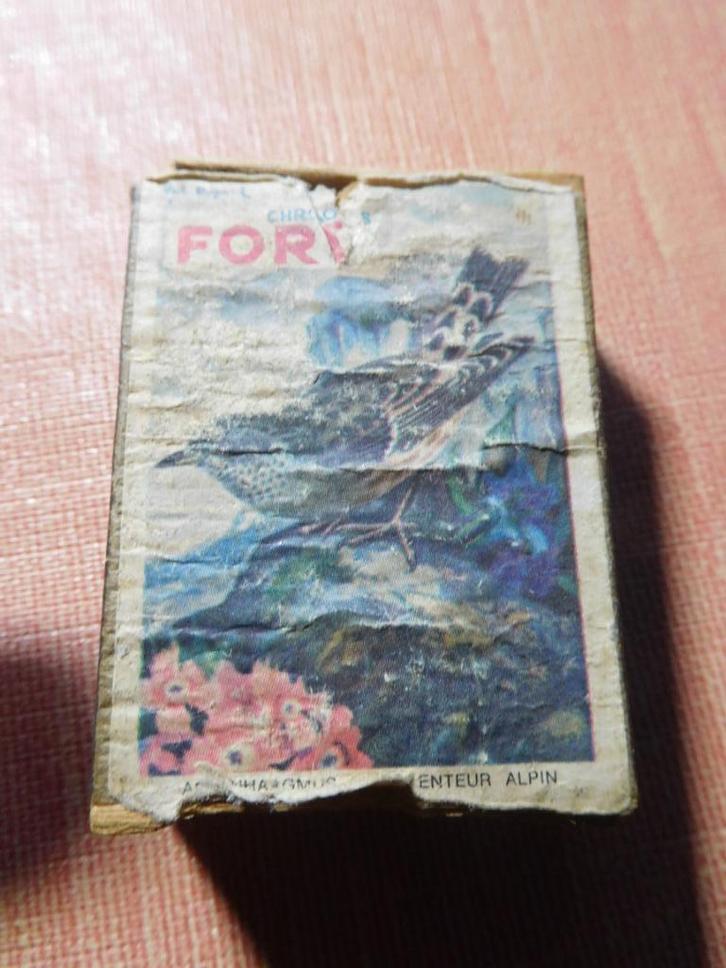 Matchbox FORT chromos, Verzamelen, Rookartikelen, Aanstekers en Luciferdoosjes, Gebruikt, Luciferdoosjes of -merken, Ophalen of Verzenden