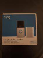 Ring battery doorbell plus and Chime, Huis en Inrichting, Deurbellen, Ophalen, Terugspreekfunctie, Zo goed als nieuw, Draadloos
