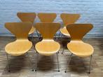 6 x Fritz Hansen vlinderstoel esdoorn generfd Arne Jacobsen, Ophalen, Design klassieker, Overige kleuren, Zo goed als nieuw