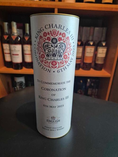 The English Whisky Coronation of King Charles III, Verzamelen, Wijnen, Nieuw, Overige typen, Overige gebieden, Vol, Ophalen of Verzenden