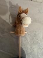 Stokpaard bruin L 65cm, Kinderen en Baby's, Speelgoed | Knuffels en Pluche, Ophalen, Zo goed als nieuw, Paard
