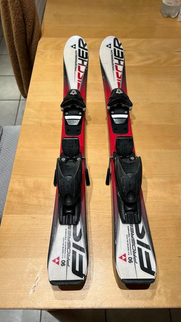 Ski Junior fischer progressor 90 cms, Sport en Fitness, Skiën en Langlaufen, Zo goed als nieuw, Schoenen, Ski, Fischer, Ophalen of Verzenden