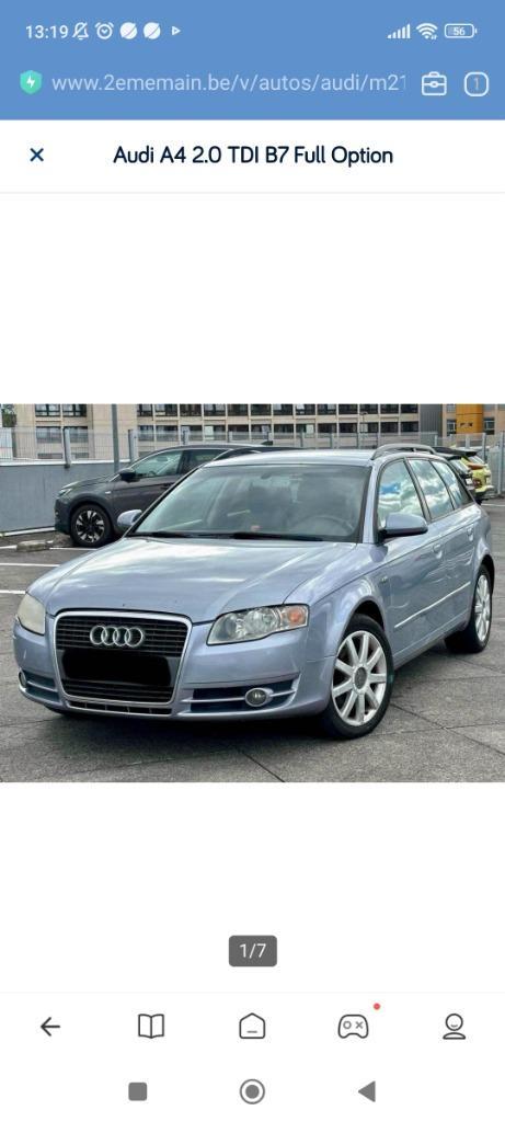 Jantes Audi pack hiver 17 pouces, Auto-onderdelen, Banden en Velgen, Velg(en), Winterbanden, 17 inch, Personenwagen, Gebruikt