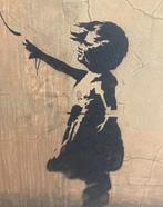 BANKSY: ingelijste lithografie met certificaat, Ophalen of Verzenden