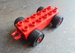 Lego Duplo Car Base 2x6 with Open Hitch End (zie foto's) 2, Ophalen of Verzenden, Gebruikt, Losse stenen, Duplo