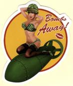 Pin Up Girl Bombs Away sticker #203, Verzamelen, Verzenden, Nieuw