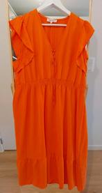 Oranje zomerjurk Lolaliza maat 46, Enlèvement, Comme neuf, Taille 46/48 (XL) ou plus grande, Orange