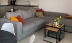 Grijze zetel met chaise longue, Huis en Inrichting, Ophalen of Verzenden, Zo goed als nieuw