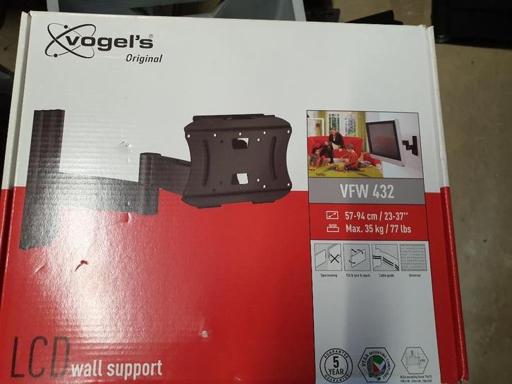 Vogels VFW 432 LCD / LED wandsteun tv monitor beugel, Audio, Tv en Foto, Televisiebeugels, Zo goed als nieuw, Ophalen