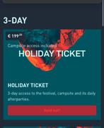 Extrema holiday ticket (camping), Tickets & Billets
