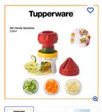 Tupperware spiralizer  nieuw, Maison & Meubles, Enlèvement ou Envoi, Neuf