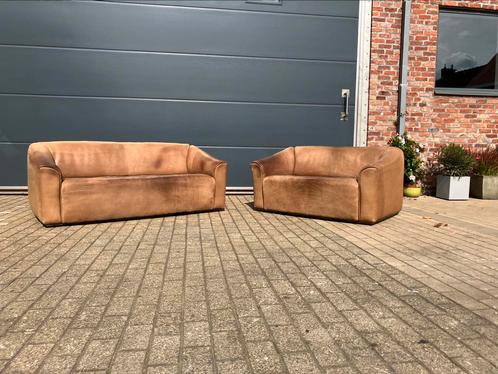 De Sede Ds47 3zit en 2zit Buffel leder 5mm NECK Cognac, Huis en Inrichting, Zetels | Voetbanken en poefs, Leer, Ophalen of Verzenden